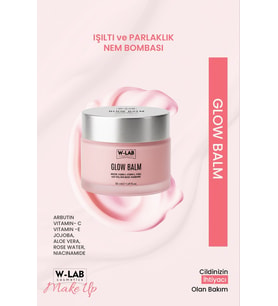 W-Lab Cosmetics 4 Etkili Makyaj Balmı Nem,Baz,Işıltı ve Parlaklık Glow Balm 50 Ml