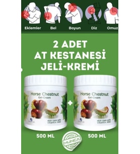 At Kestanesi Kremi 500 ml Horse Chestnut Gel - Cream 2 Adet