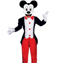 Mickey Mouse Kostümü Uzun Ceketli