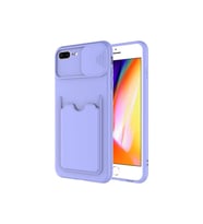 Apple iPhone 7 Plus Uyumlu Kılıf Zore Kartix Kapak (Lila)
