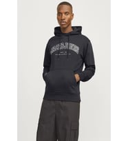 JJECALEB VARSITY SWEAT HOOD NOOS (Siyah)
