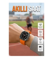 2025 Model 47 mm Akıllı Saat – Nabız Sensörü, GPS, Spor ve Uyku Takibi, Sesli Görüşme