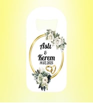 Magnet Açacak Düğün Nikah Nişan Hatırası Kişiye Özel