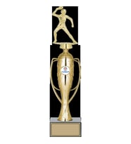 ODAK KUPA - Figürlü Kupalar - Masa Tenisi Kadın Figürlü Kupalar FG-026 C - 38 cm