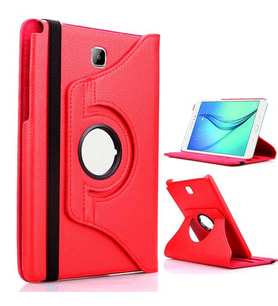 Samsung Galaxy Tab A T550 9.7 Uyumlu Zore Dönebilen Standlı Kılıf