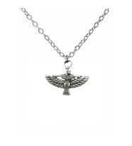 Faravahar Ahura Mazda Kolye – 60 cm Zincirli, Antik Tasarımlı Unisex Sembol Aksesuar