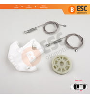 Ford Focus MK1 1998-2005 4/5 Kapı Hatchback Sedan Wagon 1143005 İçin Arka Sol Cam Kriko Tamir Seti