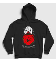 Presmono Unisex Siyah Kaonashi No Face Spirited Away Kapüşonlu Sweatshirt 543567tt