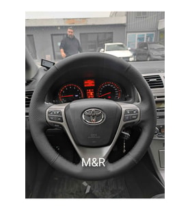 TOYOTA AVENSİS KAPLAMA DERİ DİREKSİYON KILIFI