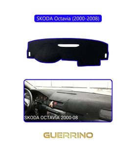 SKODA Octavia (2000-2008)TORPİDO KORUMA HALISI MAVİ KENAR