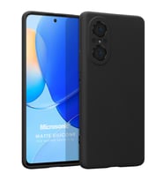 Microsonic Matte Silicone Huawei Nova 9 SE Kılıf Siyah