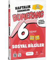 Günay Yayınları 6. Sınıf Sosyal Bumerang Haftalık Denemeler