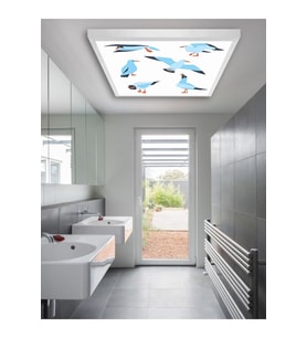 Wc Avize-60cmx60cm-54watt-led-armatür-banyo-aydınlatma-desenli-panel-wc-led-lamba-wc Için Uygundur