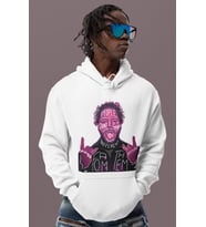 Post Malone Rapper Baskılı Unisex Oversize Şarkıcı Hoodie