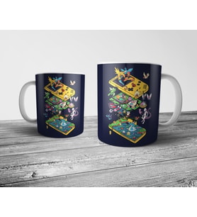Pixxa Pokemon Nintendo Gameboy Kupa Bardak Model 1