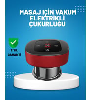 Elektrikli Vakumlu Çukurluk Masaj Aleti Isıtmalı ve Kırmızı Işıklı Terapi Seti