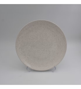 Arna 25 Cm Seramik Servis Tabağı  6 Adet -Simli