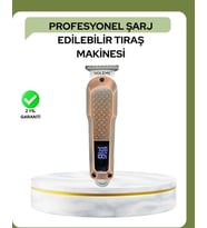 Profesyonel 7000Rpm Saç Kesim Makinesi – Type-C Şarjlı, Lcd Ekranlı, 4 Kademeli Ayar