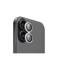 iPhone 16 / 16 Plus için ProLENS Kamera Lens Koruyucu Elmas Kesim Çerçeveli, Kırılmaz Cam