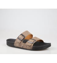 Pierre Cardin Pc-7241 Ortopedik Vizon Nubuk Erkek Terlik