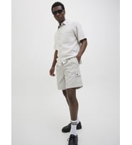 Jack & Jones Erkek Rahat Kesim Kargo Şort - Bill (Gri)