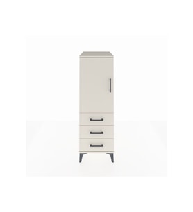 Kronos Dolap 2 Raflı 3 Çekmeceli Tek Kapaklı 44x59x134 Aytaşı-Aytaşı