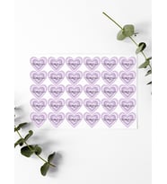 Desenli Thank You Teşekkür Stickers Paketleme Çıkartma PYTKSTK94