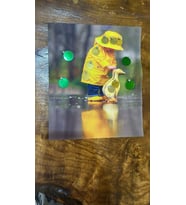 23X19 CM PUL PAYETLİ 3 BOYUTLU ÇOCUK ARMA DİKİŞ APLİKE