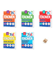 Fenomen 7. Sınıf Maarif 7A Mat Fen Türkçe Sosyal ve Din 5li Set Soru Bankası + Telefon Standı