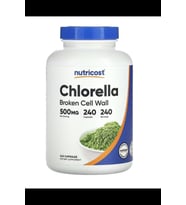 Nutricost, Chlorella, 500 mg, 240 Capsul.Usa Menşei.3734 (Renksiz)