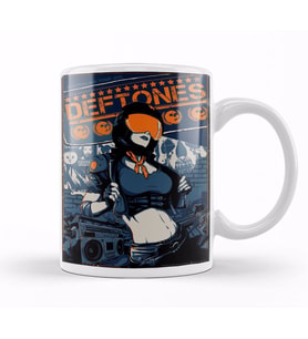 Deftones Esta Arte Foi Feita Por Ufubuk Kupa Bardak Porselen