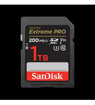 1 TB SANDISK EXTREME PRO SDCX UHS-I SDSDXXD-1T00-GN4IN