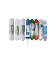 Purefer Kapalı Kasa Su Arıtma Cihazlarına Uyumlu Pallas Mebranlı Alkali + Mineral+ Detox 8 Li Set