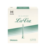 D'Addario RCC10HD La Voz Bb Klarnet Kamışı Hard Sertlik (Profesyonel/Caz) - 10'lu Paket  Sert ve Kararlı Ton, Güçlü Ses Projeksiyonu