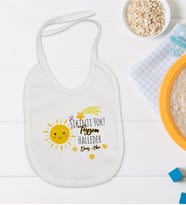 BK Kids Kişiye Özel Sıkıntı Yok Teyzem Halleder Tasarımlı Bebek Mama Önlüğü - Model 1