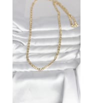 Northcity CM 14K Gold Renk Lazer Kesim Zincirli Model 60 cm Kadın Kolye 5886