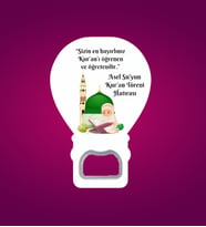 Kur'an Töreni Hatırası Açacak Magnet Kişiye Özel