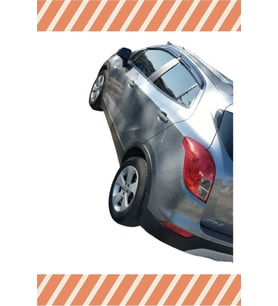 Opel Mokka 2012-2020 4'lü Mügen Tip Cam Rüzgarlığı