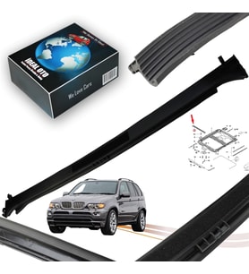 B M W X5 E53 (2000-2003) İçin Sunroof Su Oluğu Oem: 54128203811 (Panoramiklere Uymaz)