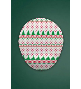 Yılbaşı Temalı Bilek Destekli Mouse Pad