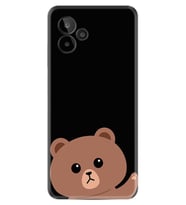 General Mobile GM 24 Pro Kılıf Resimli Desenli Silikon Platinium Series Hello Bear 1905