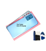 Oppo A16 kasa Arka Pil Batarya Kapağı (TAMİR SETİ) MAVİ