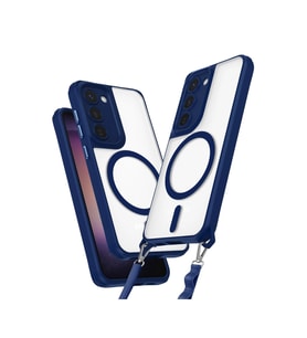 Samsung Galaxy S23 Plus Kılıf Enka Magsafe Silikon Kılıf - Lacivert