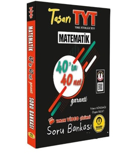 Tasarı TYT Matematik 40 ta 40 Net Soru Bankası