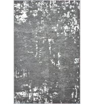 Eliana Home Baskılı, Yıkanabilir Kaymaz Taban Salon Halısı LNA1766 100x150 cm (Gri)