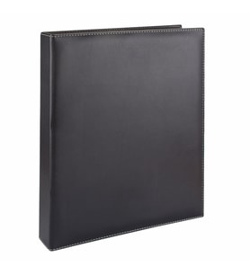 KARTVİZİT ALBÜMÜ 10 SIRALI 500 KARTLIK İNDEKSLİ 26X32 CM (Siyah)