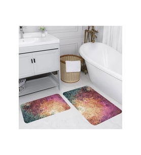 Eliana Home Baskılı 2'li Banyo Paspas Takımı RVG5096