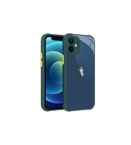 Apple iPhone 12 Mini Uyumlu Kılıf Zore Kaff Kapak (Koyu Yeşil)