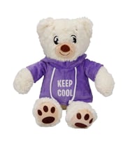 Mey İthalat® Kapşonlu Peluş Ayı 30 cm.
