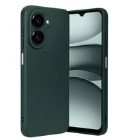 Samsung Galaxy A07 Kılıf Karbon Silikon Case Kapak (Koyu Yeşil)